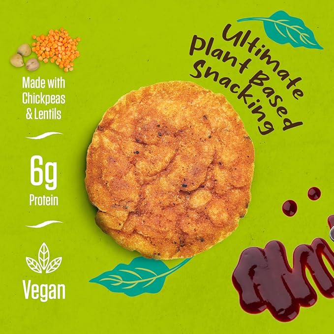 PeaKaPop Veggie Chips ??Plant-Based, Healthy Veggie Crisps with Pea, Lentil & Chickpea Protein ??Vegan, Gluten-Free, Popped Chips ??Snack Size for Kids & Adults ??1 oz Bags (15-Pack) ??BBQ