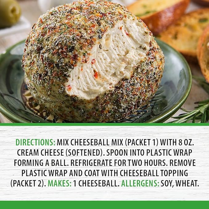 Rada Tuscan Herb Cheeseball Mix, Made in USA
