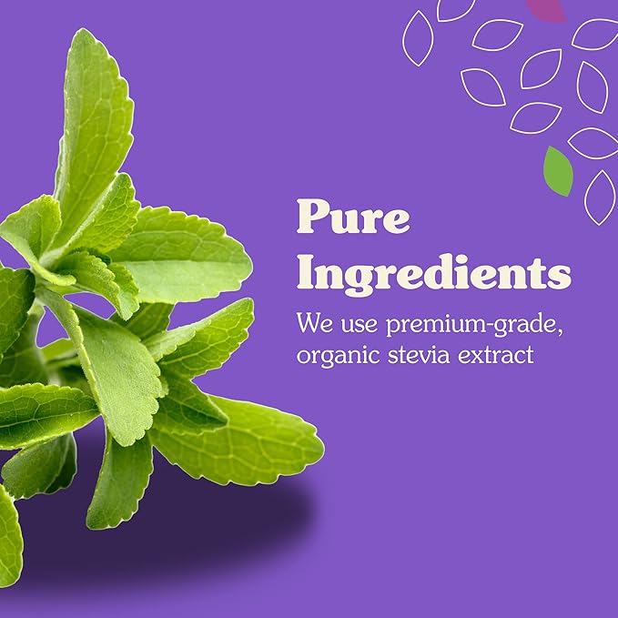 NuNaturals Stevia Syrup, Sugar-Free Sweetener, Plant-Based Sugar Substitute, Zero Calorie, Chai Spice, 6.6 oz (3-Pack)