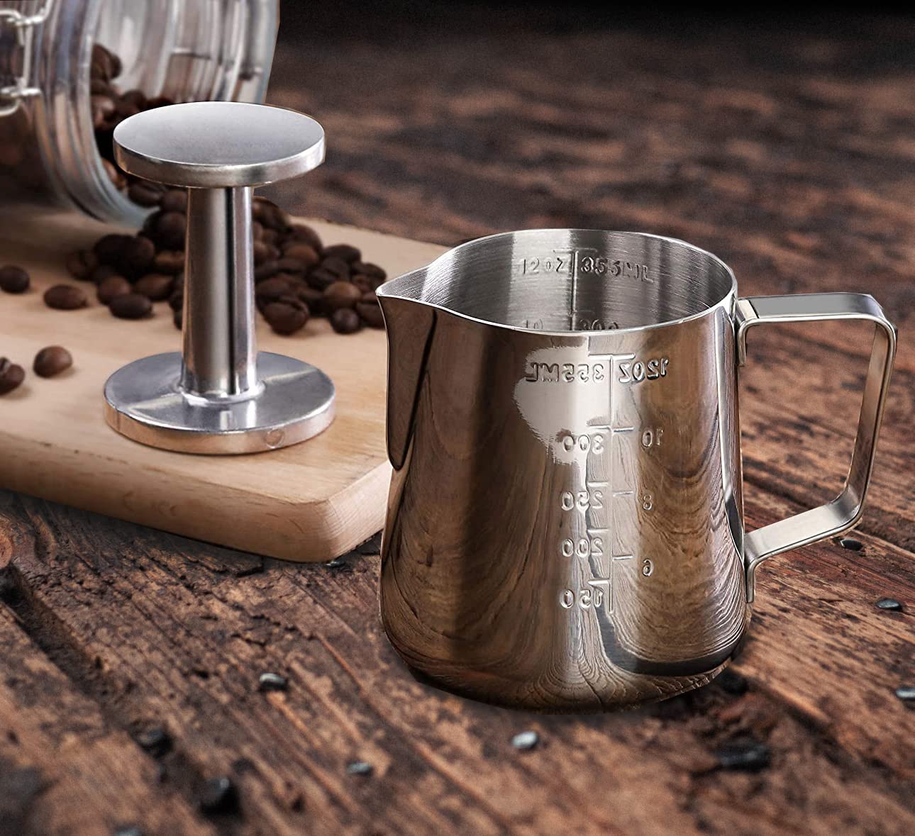Ezebesta Dual-Sided Espresso Hand Tamper 51mm and 58mm Dual Ended Tamper Coffee Ground Press