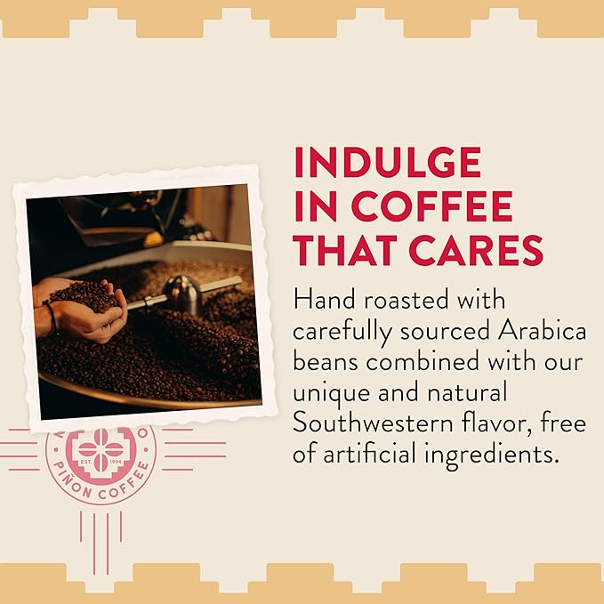 New Mexico Pi챰on Coffee Naturally Flavored Coffee (Traditional Pi챰on Ground Decaf, 2 pound)