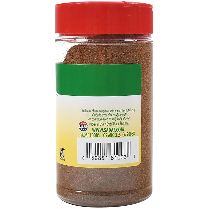 Sadaf Seasoning 7 spices - Lebanese Blend of Spices - Baharat spices - Seven Spice Blend from the Middle East Lebanese Style - 7-Spice All Purpose Seasoning - 5 Oz (3 Pack)