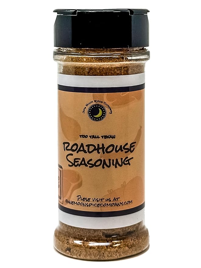 Too Tall Texan Roadhouse Steak Dry Rub Seasoning | Large Shaker | Fat Free | Saturated Fat Free | Cholesterol Free | Premium | Unleash the Flavor