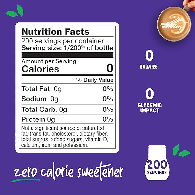 Pyure Organic Liquid Stevia Extract Sweetener ??Zero Calorie, Sugar Free, Keto Friendly, Plant-Based Sugar Substitute ??Non-GMO, Diabetic Friendly, Zero Carb, No Aftertaste ??Simply Sweet ??1.8 fl oz