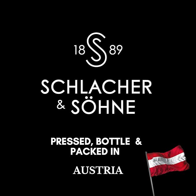 Schlacher & S철hne Styrian Pumpkin Seed Oil: 100% Pure, Cold Pressed, Non GMO, Gluten Free, Vegan, May Helps in Hair Growth, Made in Austria (500 ml, 16.9 FL OZ)