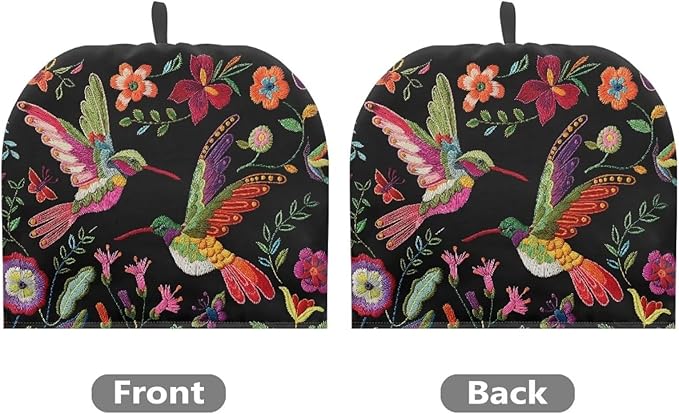 Hummingbird Tea Cozy for Teapot Insulated Floral Tea Cosy for Teapot Home Kitchen Decor Tea Pot Cover for Keeping Warm