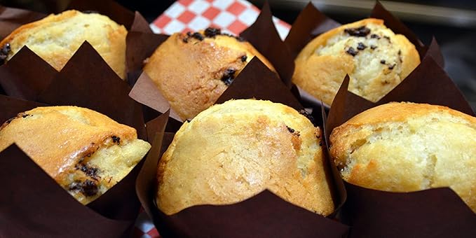 Unbleached Tulip Baking Cups Cupcake Liners Muffin Liners Greaseproof Paper 200