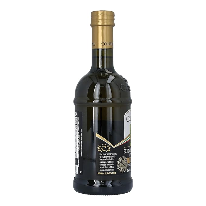 Colavita Premium Italian Extra Virgin Olive Oil, 25.5 Fl Oz (Pack of 2), Glass Bottles - Packaging May Vary