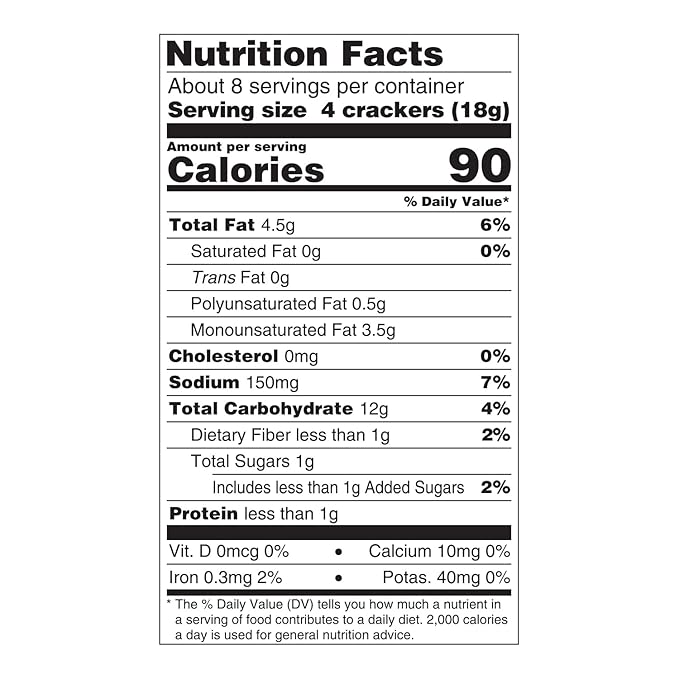 Dare Breton Gluten Free Entertaining Crackers, Original with Flax â€“ Gluten Free Party Snacks with no Artificial Colors or Flavors â€“ 4.76 Ounces (Pack of 6)