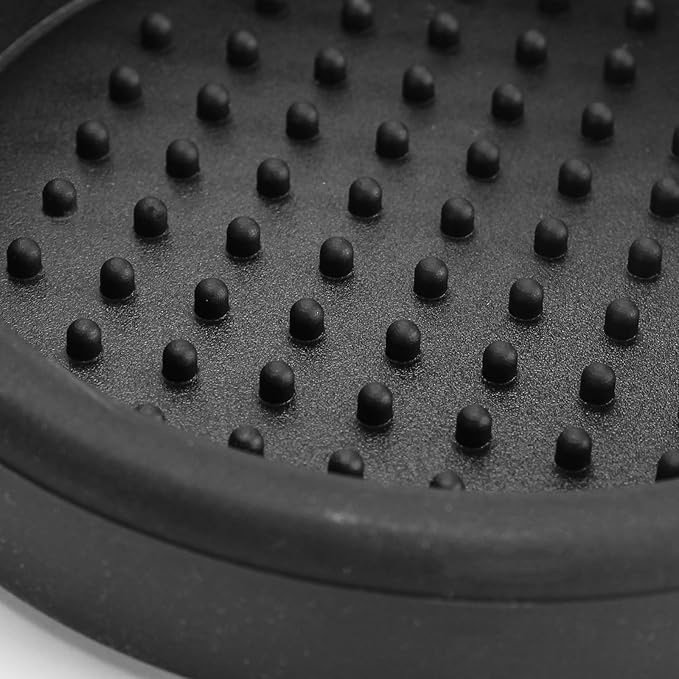 Tamper Mat, Mini Silicone Countertop Espresso Tamping Mat, Cup Mat, Barista Tools, Espresso Accessories, Round, Black