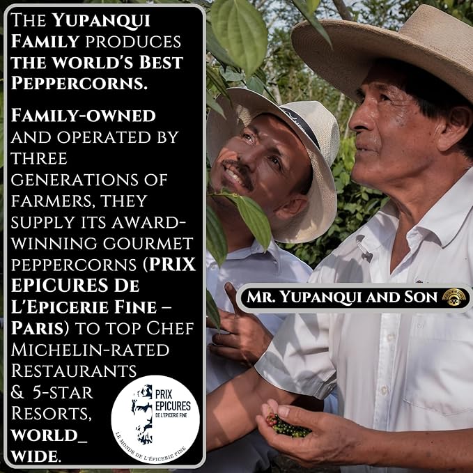 Yupanqui Peppercorn Medley Grinder FOR VEGGIE GRILL 3.5oz, Refillable Pepper Grinder Manual with Organic Peppercorns Mix of Tri Color Peppercorns Whole CAMOUFLAGE