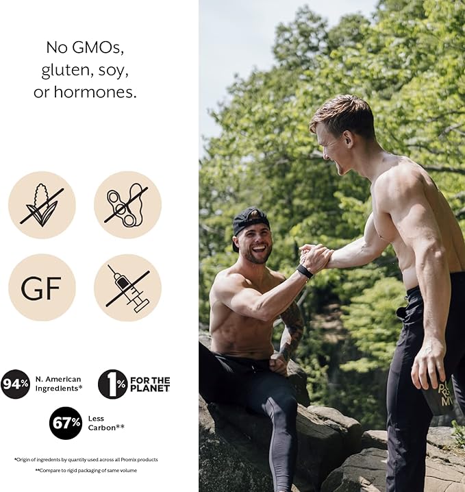ProMix Nutrition Whey Protein Isolate Powder, Chocolate - Grass-Fed - 짯Post Workout Fitness & Nutrition Shakes, Smoothies & Cooking Recipes - Gluten-Free & Keto-Friendly - 2.5 Pound (Pack of 1)