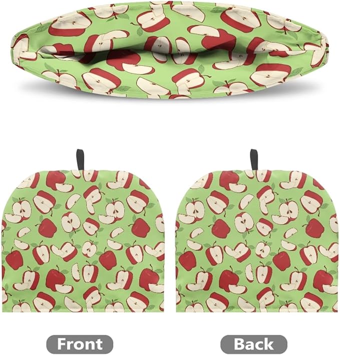 Large Tea Cozy for Teapot Red Apple Print Extra Thick Tea Pot Cover Home Kitchen Decoration Insulated Teapot Cozy Dust Kitchen Accessories for Home Daily