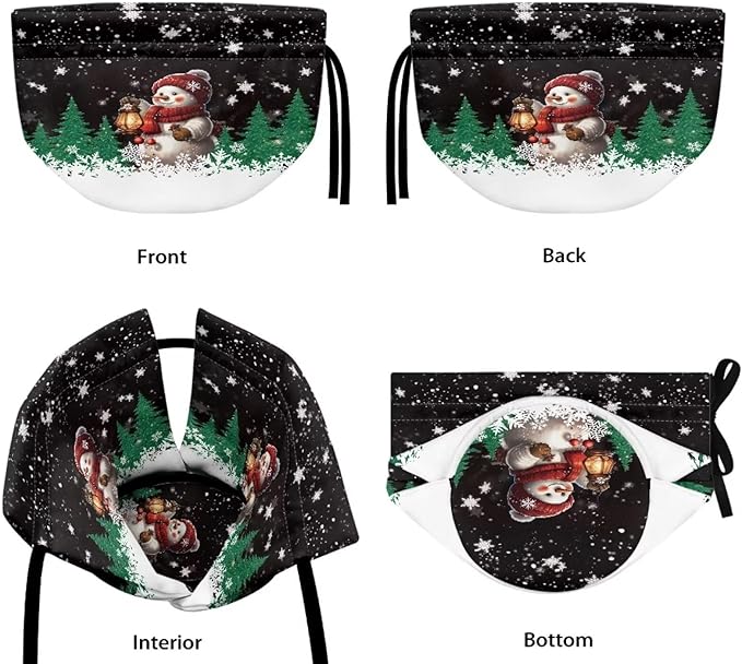 Cute Snowman Tea Cozy for Teapot Insulated for Christmas Keep Warm Tea Kettle Dust Cover for Kitchen Home Decor Cotton Tea Cup Warmer Cozy Tea Pot Cover for Gifts Mom, Wife, Friends