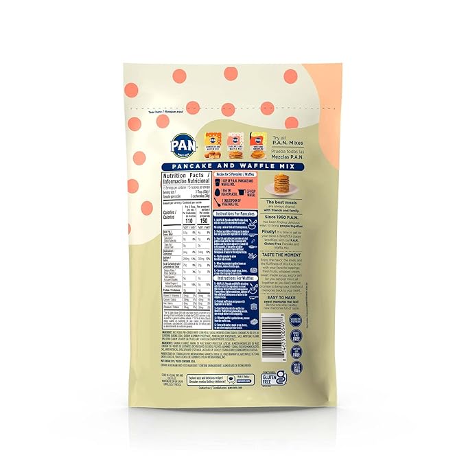 P.A.N Pancake and Waffle Mix ??Gluten Free 1 lb. (Pack of 2)