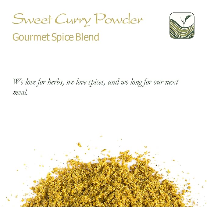 Sweet Curry Powder Indian Organic - Yellow Spice - Organic Yellow Curry Poweder Spice Curry Organic Curry Powder Sweet Yellow Curry Indian Yellow Curry Sweet Curry Spice Yellow Spices