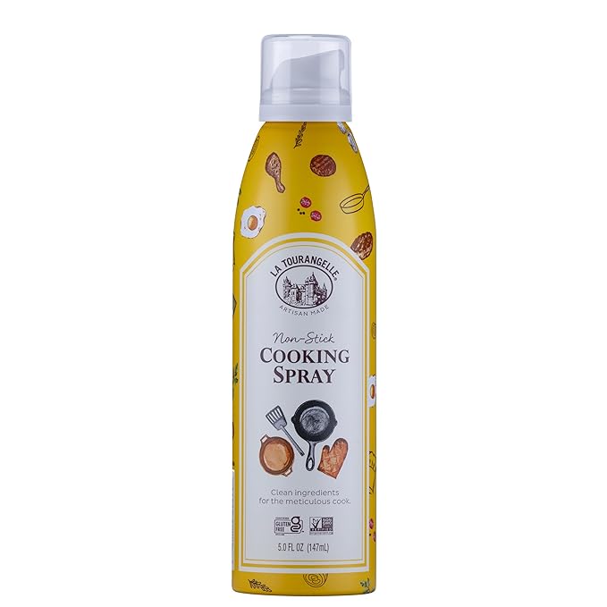 La Tourangelle, Non Stick Cooking Spray, Expeller Pressed Oil, Non Aerosol, For Neutral Flavor, Medium to High Heat, 5 Fl Oz