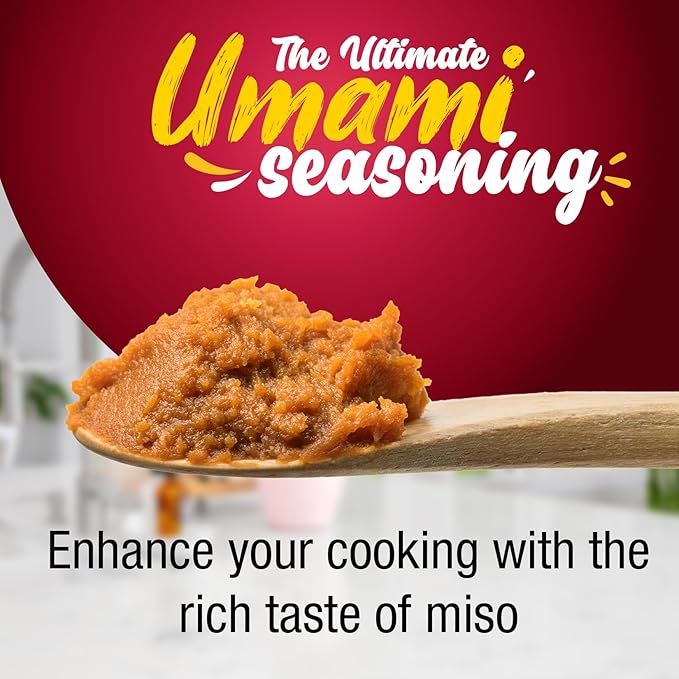 Fusion Select 900g Organic White Miso Paste - Made of Fermented Soy Bean & Rice - Savory Japanese Seasoning For Cooking Soup Base, Broth, Stew, Salad Dressing, Sauce, Marinade, Ramen