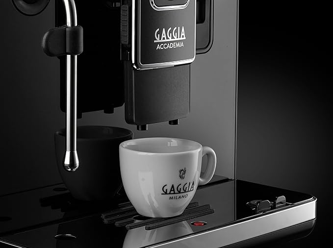 Gaggia Accademia Luxury Italian Fully Automatic Espresso Machine with 19 Customized drink settings,0.5 Liters,RI9782/46 Brushed Stainless