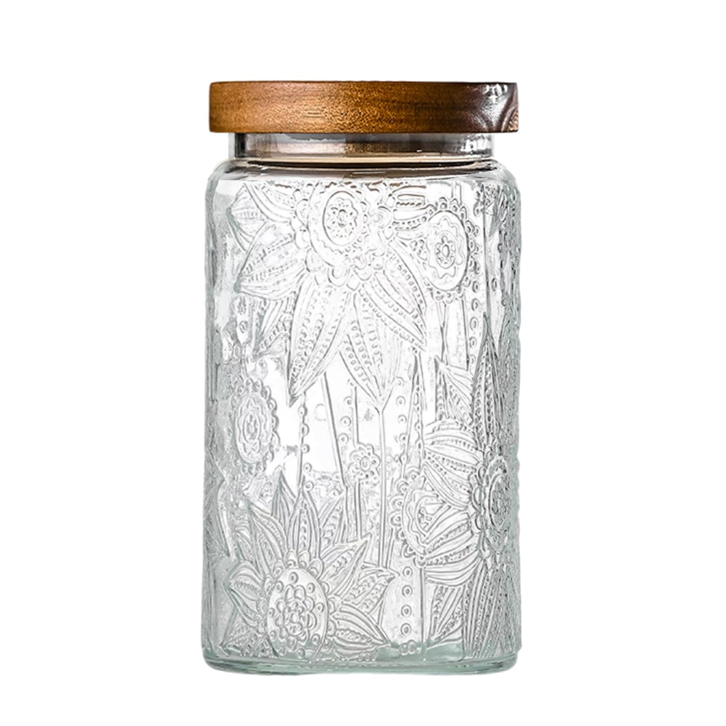 Adodeen 32oz Vintage Glass Jars With Lids, Airtight Food Storage Containers, Kitchen Canisters For