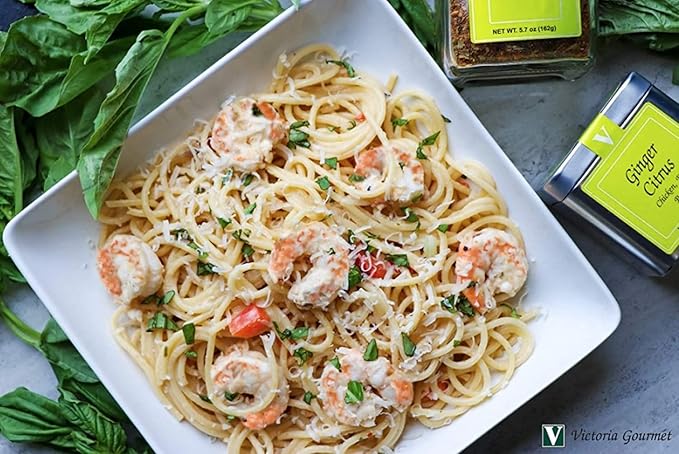 Ginger Citrus Seasoning (5.7 oz. Jar) blends the warm, pungent flavor of ginger and the tart bright taste of orange and lemon for a delicious taste experience that's a perfect complement to chicken, fish or pasta.