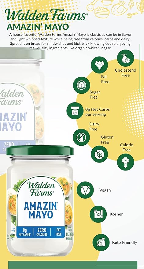 Walden Farms Orange Marmalade Fruit Spread ??Zero Calorie, Low Carb, Keto-Friendly, Vegan, Sugar-Free, Zesty Orange Citrus Flavor ??2-Pack, 12 oz Bottles