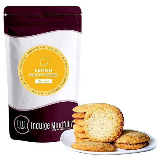 ChipMonk Cookie Mix - Zero or Low Carb Keto Friendly Snacks, Dessert, Cookies, Gluten-Free, High Fat and Protein, Low Sugar Sweet Snack Foods, Ketogenic Diet or Diabetics - Healthy, Nutrition Treats