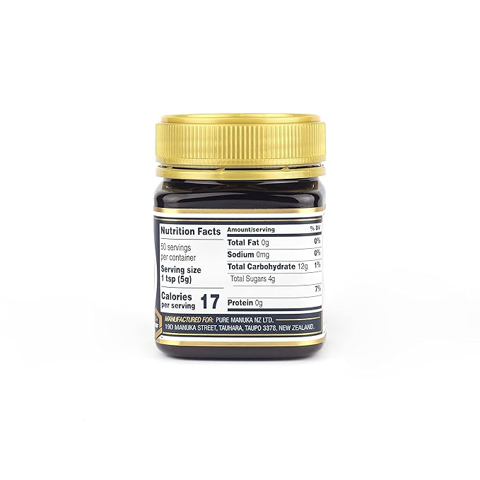 SuperLife - Manuka Honey MGO 263+ (UMF 10+) 250g, Raw Honey, Pure & Unpasteurised Monofloral New Zealand Honey