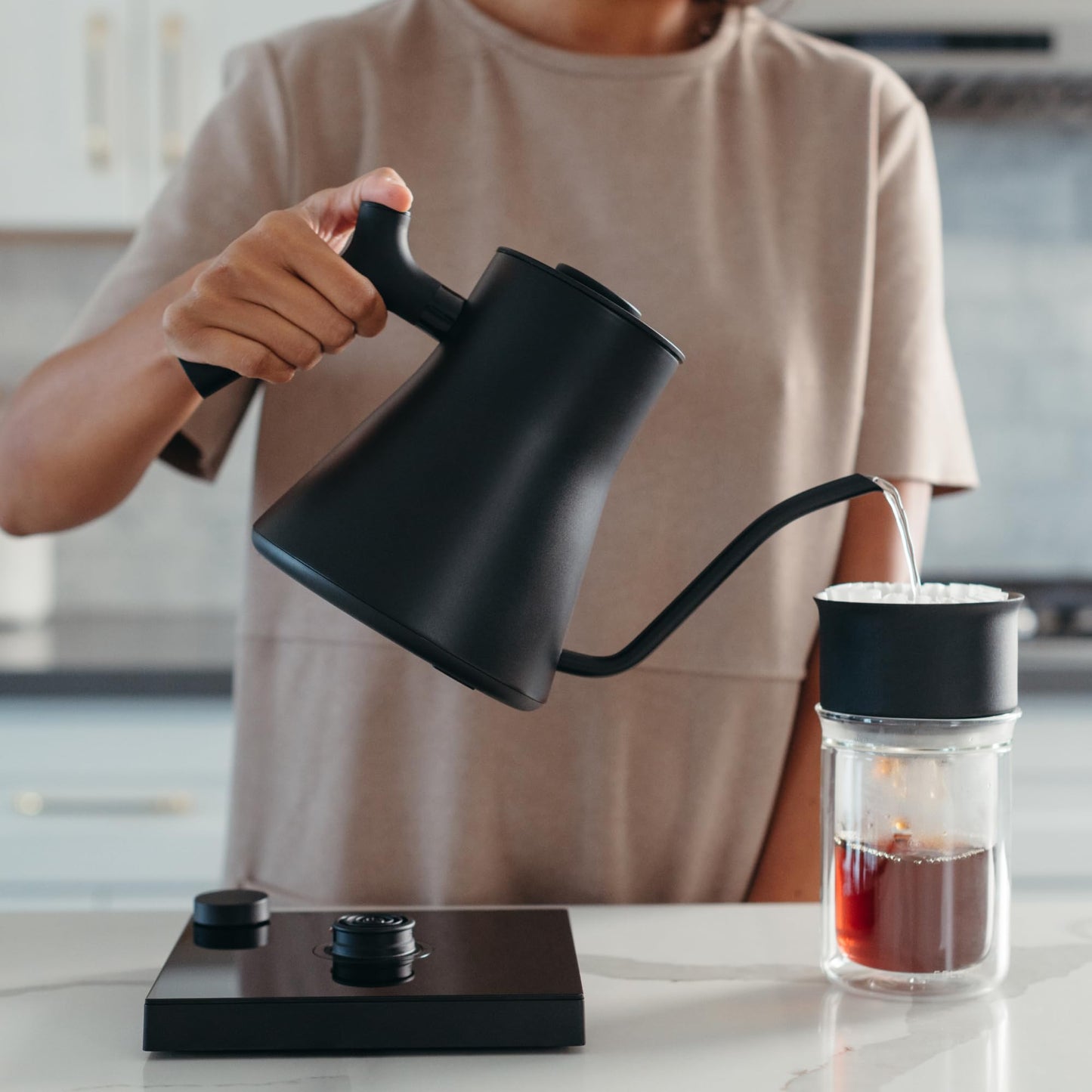 Fellow Stagg EKG Pro Gooseneck Electric Kettle, Brew Timer, 0.9 Liter
