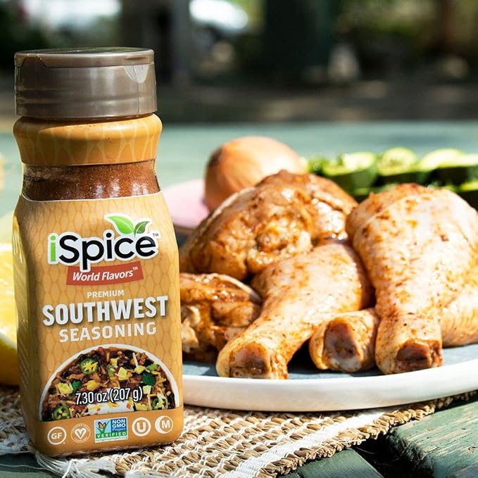 iSpice - SOUTHWEST SEASONING World Flavor Super Spice Blend | All Natural | Ready to use as is | No preparation is necessary