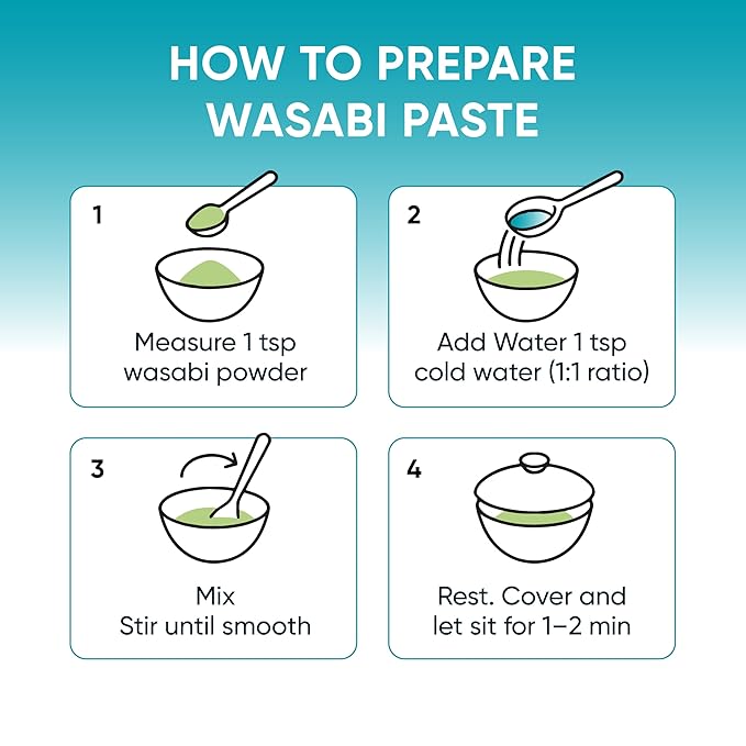 RSF ??Premium Wasabi Powder 2.2 LB (1kg) ??Real Japanese Horseradish Root ??Intense Heat for Sushi & Japanese Cooking ??Gluten-Free, Kosher
