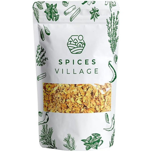 SPICES VILLAGE Orange Peel Cut & Sifted [4 oz] - Fresh Dried Orange Peel Zest and Rind, Citrus Fruit Seasoning for Cooking, Baking & Herb Tea - Kosher, Gluten Free, Non GMO, Resealable Bulk Bag