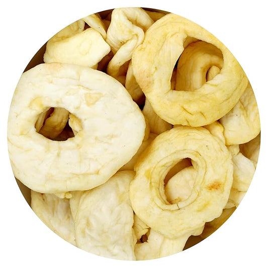 Dried Apples, 1 Pound Bag Dried Apple Slices, Dehydrated Apples Rings, Dried Fruit, The Hampton Popcorn & Candy Company