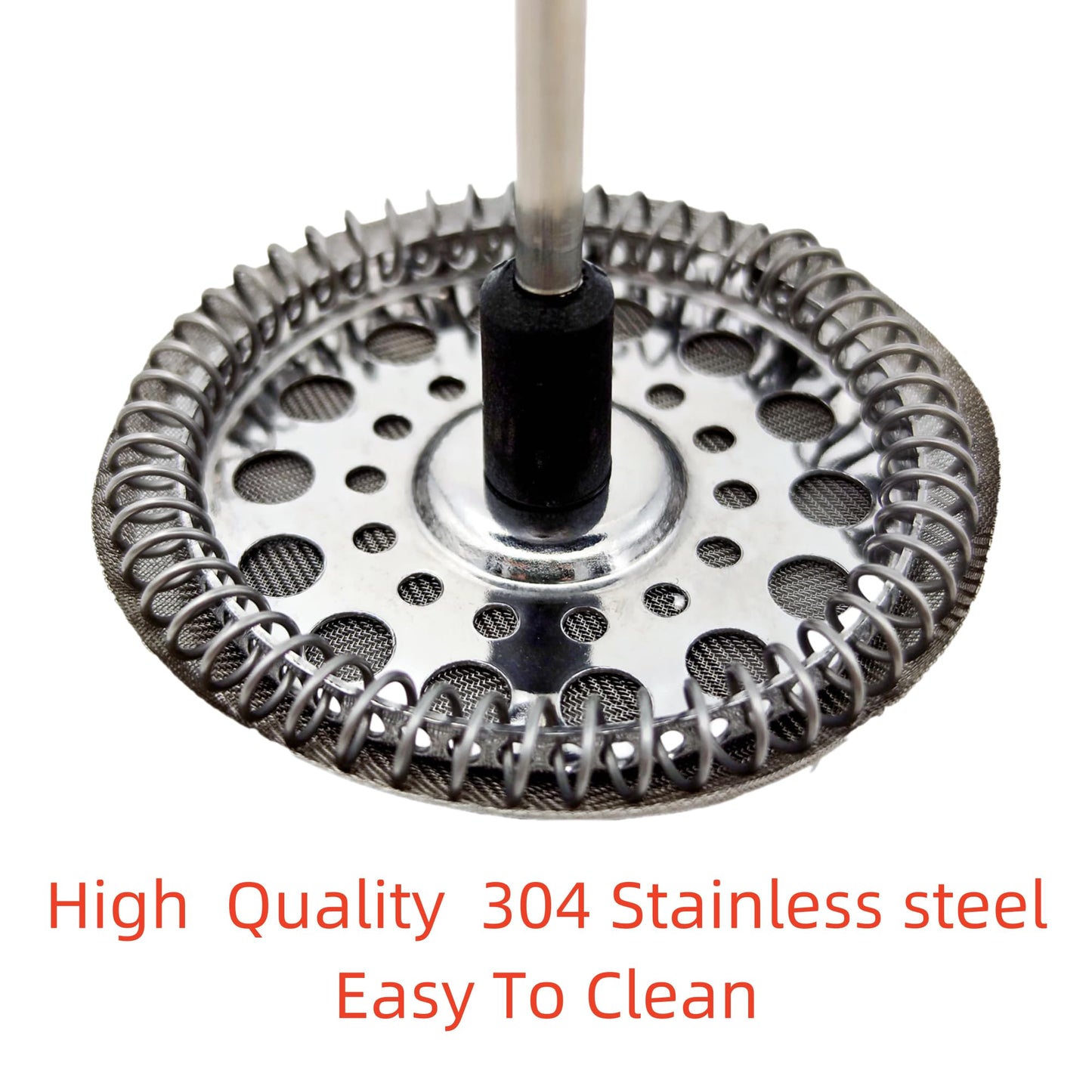 Ruilida 10pcs french press filter screen,Universal 1000 ml, 34 Oz, 8 Cup French Press Coffee Makers