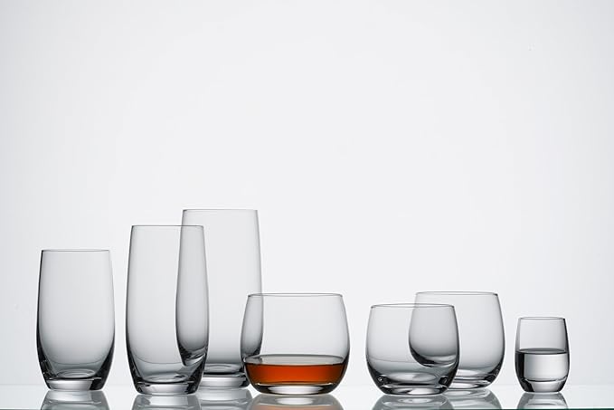 Schott Zwiesel Tritan Crystal Glass Banquet Barware Collection Beer Tumbler/Highball Cocktail Glass, 11.2-Ounce, Set of 6
