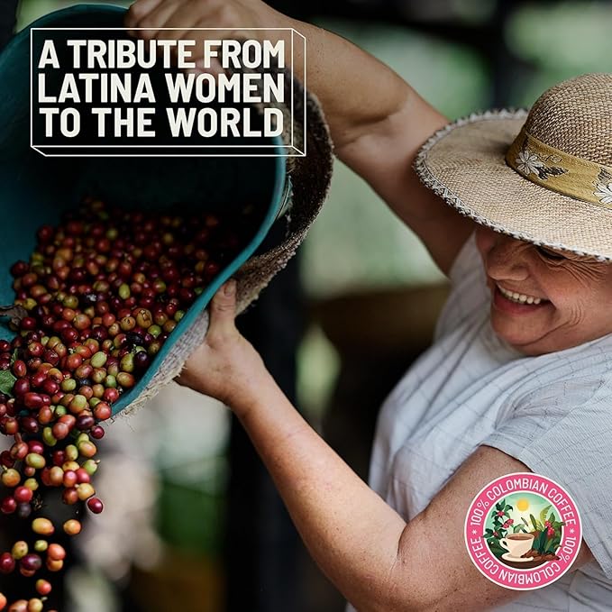 Dios Mio Coffee by Sofia Vergara, Light Roast, Whole Bean Premium Colombian Coffee, 12 Ounce Bag (Pack of 2)