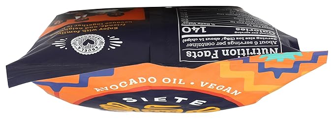 SIETE FAMILY FOODS Queso Potato Chips, 5.5 OZ