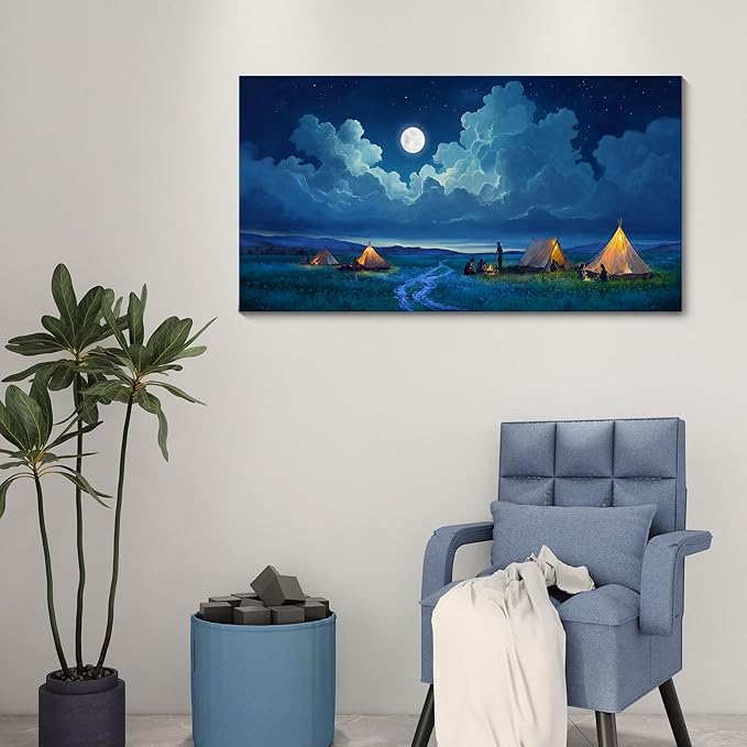 YDYSUNE Landscape Wall Art - Nature Artwork for Walls - Scenery Canvas Wall Art - Forest Painting for Living Room - Rustic Farmhouse Decor - Wall Pictures for Bedroom 20횞40IN