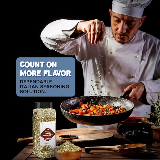 Dependable Food Italian Seasoning - 4 oz. Resealable Pouch - Non-GMO, Natural, No Additives, No Salt, Allergen-Free, Kosher