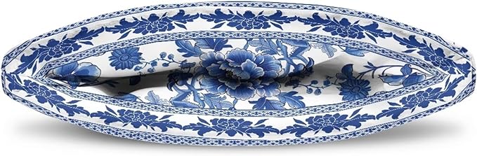 Machine Washable Tea Cozy for Teapot Stylish Blue White Flowers Pattern Tea Cosy Fabric Quilted Padding & Heat-Proof Teapot Cover Customized Soft Tea Cozy for Household Kitchen