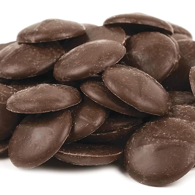KIDU Chocolate Melting Wafers Bulk Bag Perfect For Dipping, Deserts, Baking And More (5 Pound, Dark New)
