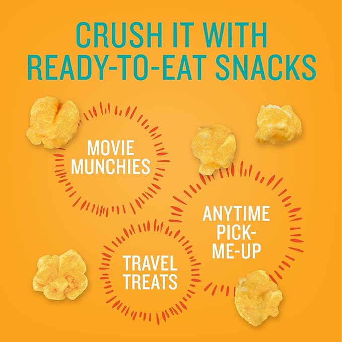 Angie's BOOMCHICKAPOP Cheddar Cheese Popcorn, 4.5 oz. (Pack of 12)