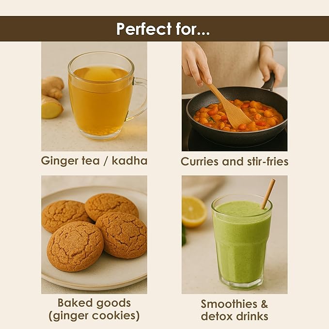 Organic Ginger Powder 12.70 oz – Ground Ginger Powder Organic for Cooking, Baking & Tea – Kosher, Gluten Free, USDA Certified – The Holly Tree