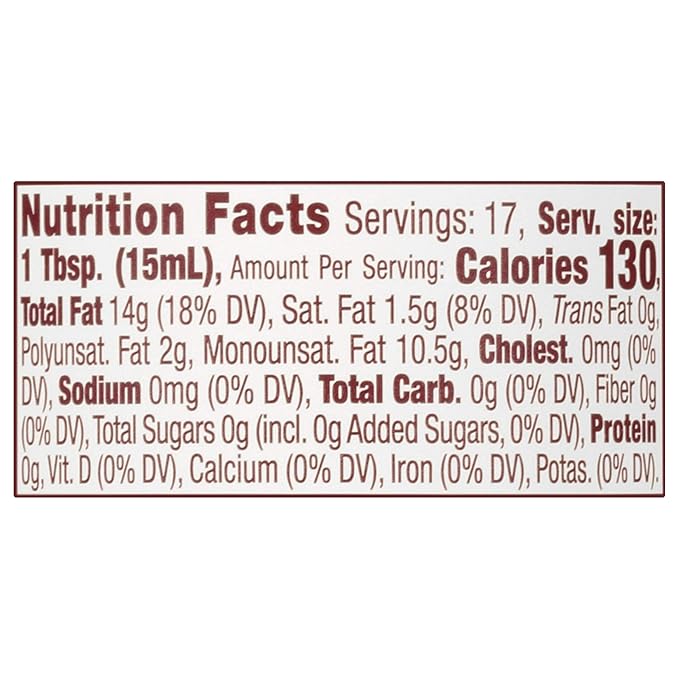 La Tourangelle, Roasted Hazelnut Oil, High-Oleic Oil Great for Baking, Stir-Frying, and Vinaigrettes, 8.45 fl oz