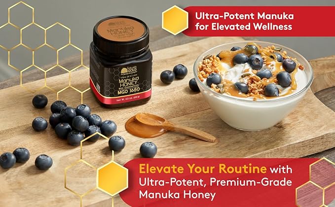 Nature’s Gold Raw Manuka Honey, Certified High MGO | Authentic MGO, 100% Pure Genuine Traceable Hive to Home