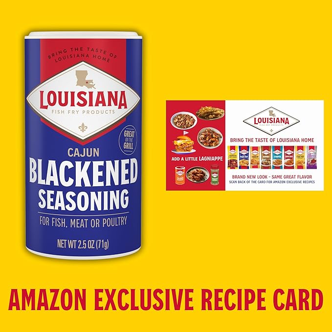 Louisiana Fish Fry Products Cajun Blackened Seasoning 2.5 oz