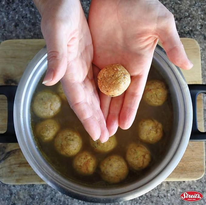 Streit's Matzo Ball Mix - Kosher Certified, Suitable for Passover, No MSG Added, Just Add Eggs & Oil, Vegan-Friendly, Family Owned (4.5oz, Pack of 3)