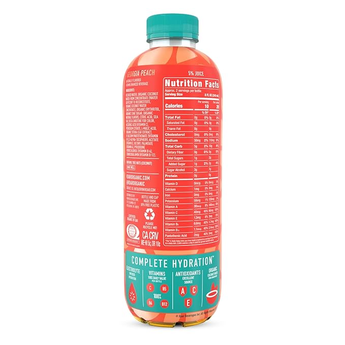 ROAR Complete Hydration Organic Variety Pack - Electrolyte Drinks Loaded with Vitamins C, B5, B12 - Hydrating Beverage Non-GMO, Gluten-Free - 12 pc