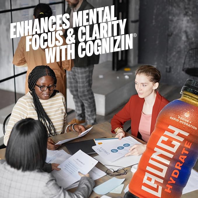 Sports Drink 12-Pack ??Orange Flavor ??Real Cane Sugar, 3x Electrolytes, Cognizin for Focus, Natural Juice, No Artificial Dyes ??Trusted by Perfect Game