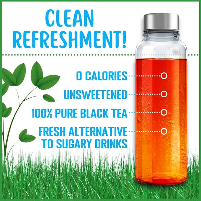 Unbrewed Planet Instant Iced Tea ??100% Pure Black Tea ??30 Single Serve Stick Packs ??Unsweetened ??Vegan ??Gluten Free ??On-the-Go for Travel, Work, Outdoors